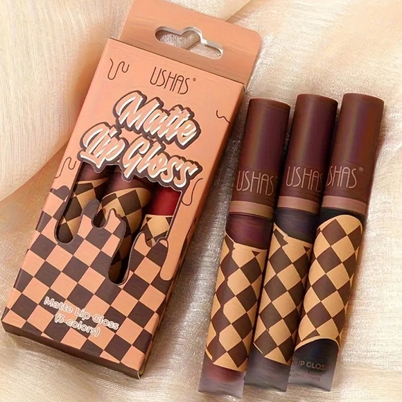 🆕️CHOCOLATE MATTE LIQUID LIPSTICK SET ALL DAY WEAR & ANTI SMUDGING - Picture 4 of 17